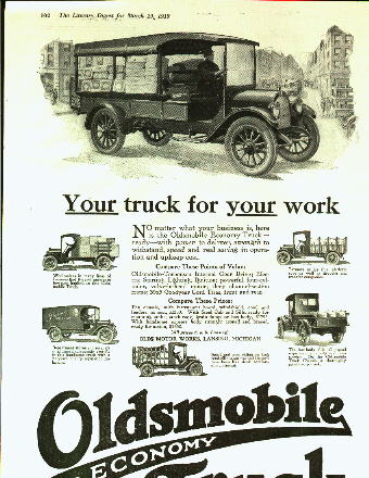 1919 Oldsmobile Trucks - Your Truck For Your Work
